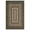8x10 Large Machine Washable Rug Modern Bordered Living Room Rug Soft Ultra-Thin Braided Print Rug Non Slip Non Shedding Stain Resistant Indoor Carpet - 4 of 4