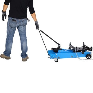 Hydraulic transmission service jack,flloor jack 1 ton capacity 2200lb,low profile - 1 of 4