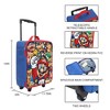 Super Mario Bros Character Group Shot 14" Youth Blue Pilot Case - 2 of 4