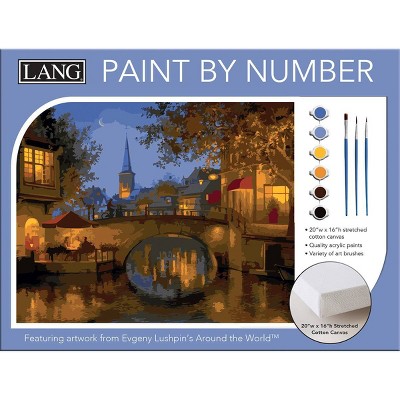 Lang 28pc Twilight Reflection Paint By Number Kit : Target