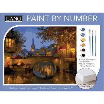 LANG 28pc Twilight Reflection Paint By Number Kit