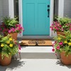 Evideco French Home Goods Sheltered Coir Doormat 30x18 Inch - 3 of 4