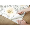 RoomMates Clara Jean April Showers Peel and Stick Wallpaper Yellow: Removable Vinyl, Self-Adhesive, Smooth Finish, 28 Sq Ft Coverage - 3 of 4