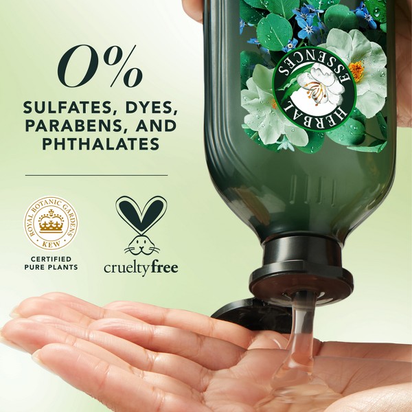 Champú de Eucalipto Herbal Essences Sin Sulfatos, Para Cuero Cabelludo Seco - 13.5 fl oz: Todo Tipo de Cabello, Contiene Aloe, Sin Colorantes, Sin Parabenos 4