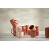 Gulches Decorative Bowls: Elegant Peach Coffee Mug with Wooden Lid - 4 of 4
