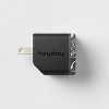 Dual Port USB-C and USB-A 25W Wall Charger - heyday™ Black Agate - 2 of 3