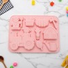 Unique Bargains Candy Moulds 9-Cavity Farm Theme Candy Mould Hand Wash 8.19"x6.18"x0.83" 1 Pc - 2 of 4