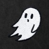 Dalix Ghost Embroidery Washed Hoodie Sweatshirt Fleece Relaxed Fit Lounge Mens - 2 of 4