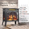 ZAFRO Electric Fireplace Stove Heater with Remote Control, 25" Fireplace Heater, Adjustable Brightness and Heating Mode, Overheating Safe Design - 3 of 4
