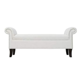 Jennifer Taylor Home Kathy Roll Arm Entryway Accent Bench