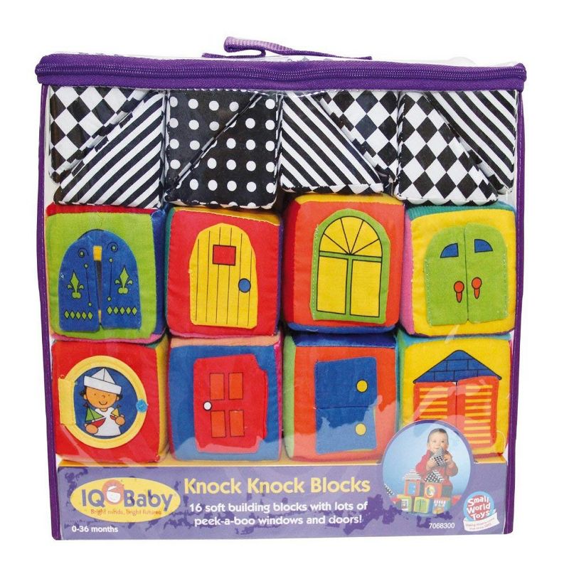 Small World Toys Knock-Knock Blocks - 16 Pieces, 1 of 4