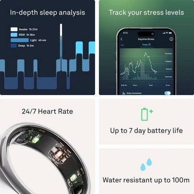 OURA - Brandclub - Oura Ring Gen3 Heritage Silver US9