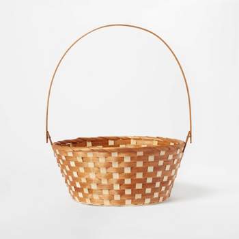 11" Bamboo Brown Easter Basket - Spritz™