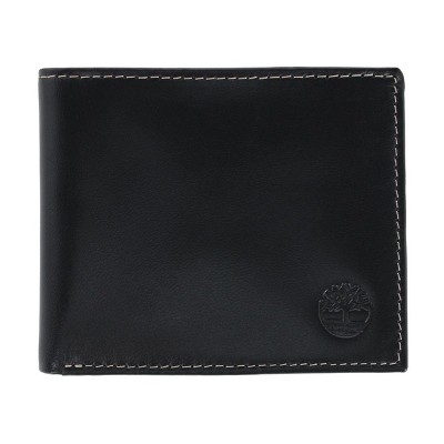 Timberland Men's Cloudy Leather Passcase Wallet