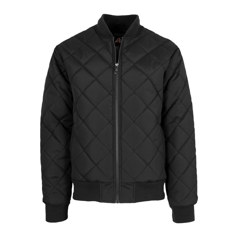Spire By Galaxy Men's Quilted Bomber Jacket, 1 of 4