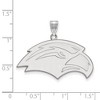 Black Bow Jewelry 14k White Gold Southern Mississippi Golden Eagles NCAA Large Pendant - 2 of 3
