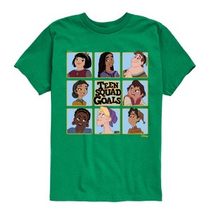 Boys' - Disney - Teen Squad Goals Grid Short Sleeve Graphic T-Shirt - 1 of 4