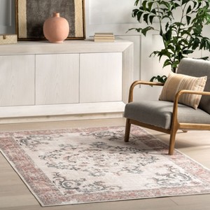 Nuloom Icelynn SplashGuard Machine Washable Area Rug - 1 of 4
