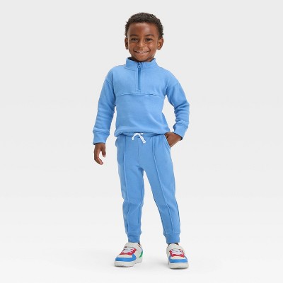 Cat & Jack - Brandclub - Toddler Boys' Long Sleeve Quarter Zip