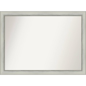 42" x 31" Non-Beveled Flair Patina Wall Mirror Silver, Modern Style - Amanti Art - 1 of 4