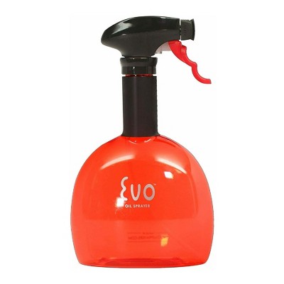 Evo Oil Sprayer Bottle Non-aerosol For Olive Cooking Oils (18oz, Red ...