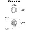 attop 5 Pack Black Nickel Cabinet Knobs - 3 of 3