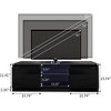 SUGIFT Modern TV Stand for TVs up to 55", Black - 4 of 4
