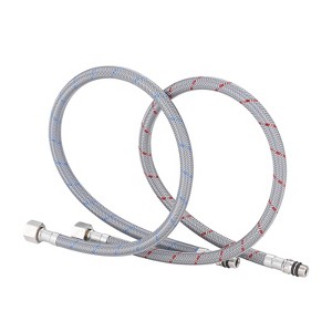 WOWOW 3/8 in. Female Compression x M10 Male Connector x in. Braided Nylon Faucet Connector - 1 of 4