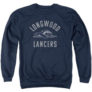 Longwood University Official Longwood Lancers Logo Adult Crewneck Sweatshirt - 1 of 4