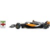 McLaren MCL60 #4 Lando Norris "Chrome" 2nd Place F1 "British GP" (2023) and Display Case and Pit Board 1/18 Model Car by Spark - 2 of 4