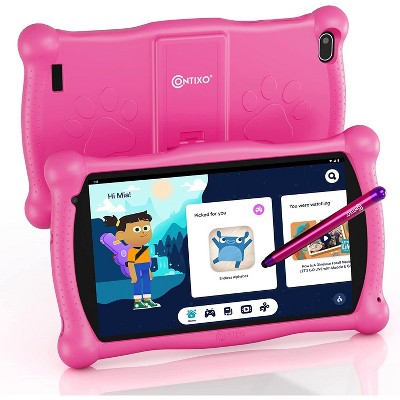Contixo V10 7” Kids Tablet, 2GB RAM, 16GB Storage, Android 11 GO, Learning Tablet for Children with Teacher’s Approved Apps, Google Kids Space and Kids proof Protection Case