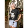 Betty Boop Cheetah Print Bling Womens Graphic T Shirt Tees Brisco Brands - 4 of 4