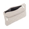 Unique Bargains Argyle Two Zippers Coin Purse Wallet 1 Pc - 3 of 4