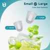 EUHOMY Ice Makers Countertop - 9 Cubes in 6 Mins, 26lbs/Day, Portable Ice Maker with Carry Handle,White - 3 of 4