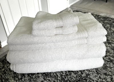 PC Organics Organic Cotton Hand Towel, White - 1 ea