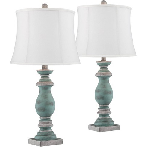 Regency Hill Patsy Rustic Farmhouse Table Lamps 26 1/2