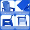 Costway Set of 2 Kids Patio Adirondack Chair Armchair Weather Resistance Outdoor Chair - 4 of 4