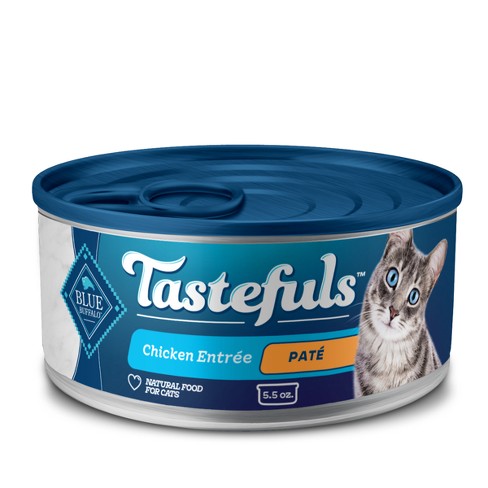 Blue Buffalo Tastefuls Natural Pate Wet Cat Food With Chicken Entree 5.5oz Target