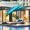 Kumasinova 360° Rotation Offset Patio Umbrella,Outdoor Umbrella with Hydraulic Lift,Beach Umbrella with Adjustable Tilt,Outdoor Umbrellas for Patio - 3 of 4