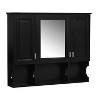 Chery Life 35'' x 28'' Modern Bathroom Wall Cabinet with Mirror, Open Shelves - 2 of 4