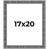 PosterPalooza | Distressed Black Picture Frame - UV Acrylic, Foam Board Backing, Hanging Hardware - 2 of 4