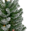 Northlight 3ct Pre-Lit Flocked Alpine Artificial Christmas Trees 3ft, 4ft and 5ft - Multi Lights - 4 of 4