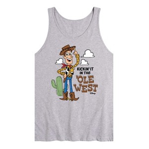 Men's - Disney - Kicking It In The Ole West Graphic Tank Top - 1 of 2