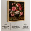 Art Remedy Jacob van Hulsdonck - Roses in a Glass Vase Vintage Classic Roses Wall Art Framed - 3 of 4