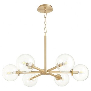 Quorum Lighting Rovi 6 - Light Chandelier in  Aged Brass - 1 of 1