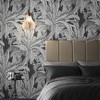 Daintree Palm Sterling Grey and Silver Leaves Tropical Paste the Wall Wallpaper - 2 of 4
