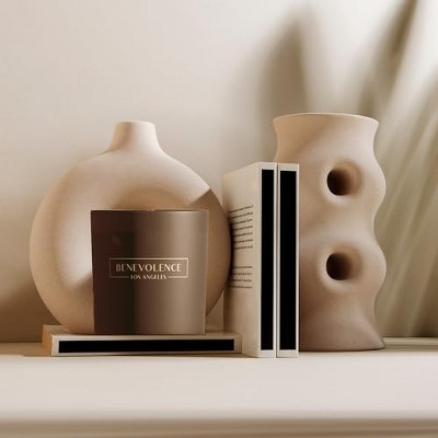 Matte Black Soy Wax Christmas Scented Candle Jar