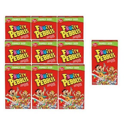 Post Fruity Pebbles Breakfast Cereal - 10ct/14.98lb