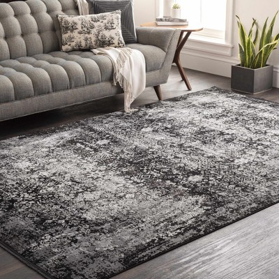 Hauteloom Rectangle Area Rug Black : Target