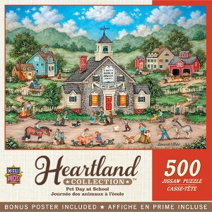 MasterPieces 550 Piece Jigsaw Puzzle - Pet Day at School - 15"x21" - 1 of 4